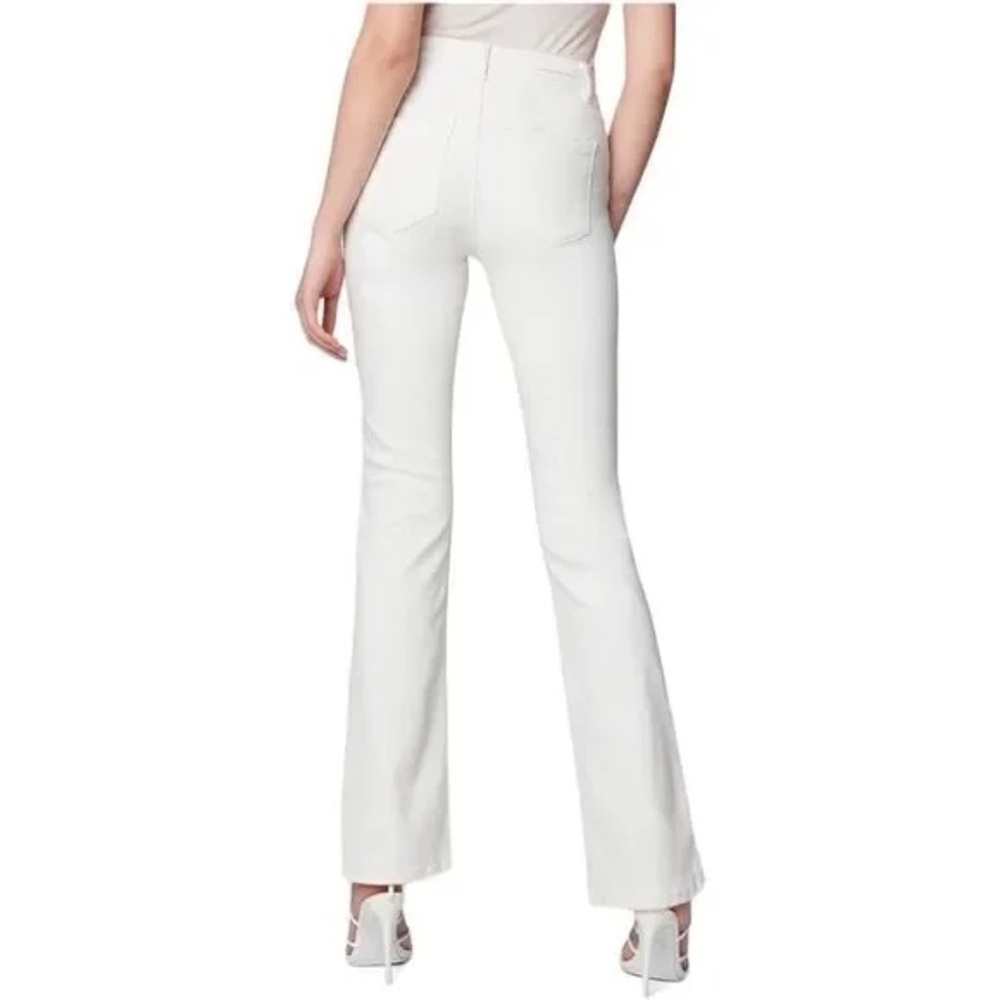 NWT BlankNYC Women’s Cosmic Flare High Rise Jeans in White Size 29 - Picture 3 of 14